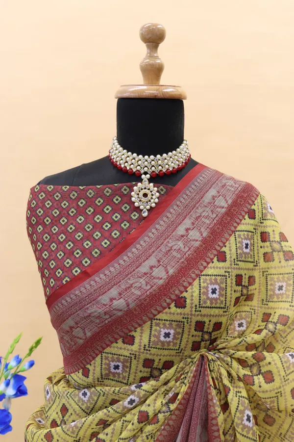 LINEN_FABRIC_DIGITAL_PRINT_SAREE